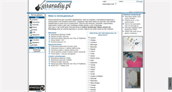 Desktop Screenshot of gitaradiy.pl